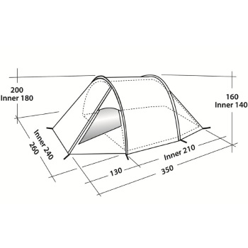 Easy Camp šator Tornado 400-2